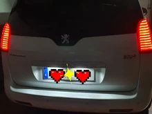 Lamp License-Number-Plate-Lights Saxo LED Apmatauto Berlingo Xsara Picasso Citroen C3