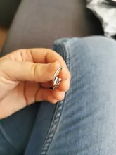 Anillo de Plata de Ley 925 con diseño de serpiente para mujer, sortija con diseño de serpiente, Estilo Vintage, marca ROXI, creativo