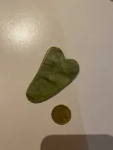 Rodillo masajeador Facial Gua Sha, rascador de doble cabeza, piedra de Jade, Estiramiento Facial de belleza para delgazar, masajeador para cara y cuello, elevación fina