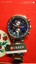 CURREN-Reloj de pulsera deportivo impermeable para hombre, cronógrafo de cuarzo con fecha, masculino, de lujo, nuevo
