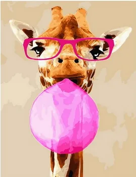 Painting by numbers paintboy gx28096 "giraffe in pink glasses" 40x50 cm
Painting by numbers paintboy gx28096 "giraffe in pink glasses" 40x50 cm