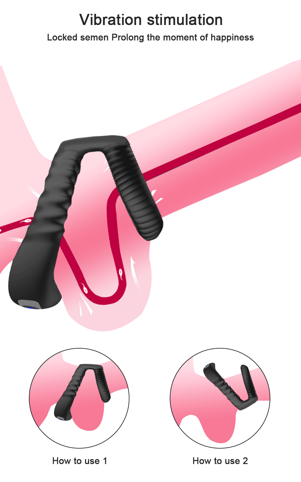 Penis Ring Couple Vibrator Sex Toys for Men Cock Ring Delay Ejaculation Cockring Sexy Goods for Male Adults 18 Penis Ring Couple Vibrator Sex Toys for Men Cock Ring Delay Ejaculation Cockring Sexy Goods for Male Adults 18