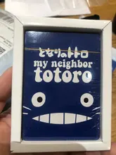 Juego de 54 hojas de cartas de póker Hayao Miyazaki Totoro, colección de personajes de cómics, regalos de navidad
