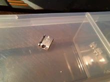 30 unids/lote borde plano DIP 5 Pin tipo B Micro conector USB hembra Puerto plano Jack cola Sockect para Samsung Lenovo Huawei ZTE ect