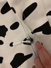 Mochila de lona con estampado de leche de vaca para mujer, mochila escolar para uso diario para estudiantes y niñas, accesorios para exteriores, suministros