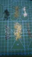 Lote de anillos abiertos de 3-20mm, 50-200 unids/lote, conectores de anillos partidos de oro rosa para DIY, joyería, accesorios Diy