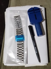 Correa de reloj de acero inoxidable para Huawei Watch GT2/GT 2E/Samsung Galaxy Watch 3/Gear S3/Withings