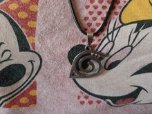 Collar con colgante de doble banda para hombre y mujer, nuevo colgante de moda, signo Konoha, venta al por mayor y al por menor