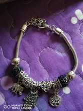 Pulsera y brazaletes de cuentas con forma de corona de mariposa blanca, pulseras de marca, aptas para mujeres y niñas, regalo de amistad