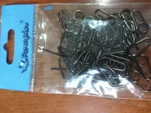 Rompin-Anillos ovalados de división ovalada de acero inoxidable, surtido de señuelos giratorios, emerillones de pesca, Conector de aparejos de 16, 18 y 21mm, 50 unids/lote