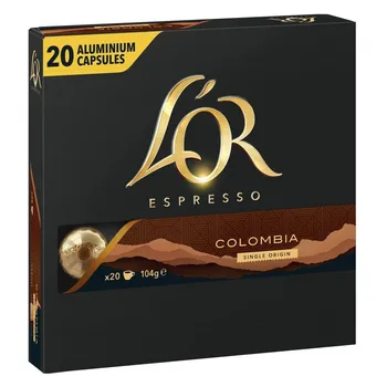 Colombia L 'or espresso 20 Nespresso capsules 
Colombia L 'or espresso 20 Nespresso capsules