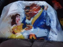 Disney La Bella y La Bestia Jasmine nieve funda para cojín blanco funda de almohada decorativa/sala de siesta sofá bebé niños regalo 45x45cm