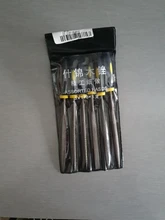Vastar-Mini aguja de escofina de Metal, 6x140mm, juego de limas, herramientas de tallado de madera para escofina de acero, aguja de escofina, herramienta de limado para carpintería