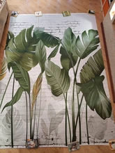 Custom Wallpaper Hand-Painted-Brick Living-Room Nordic Tv Background Beibehang Plant