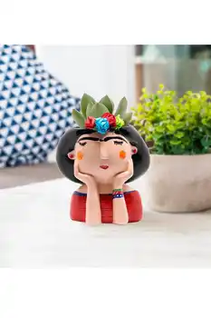 Decorative Frida Kahlo Handmade Creative Ceramic Mini Cactus Pot Horticultural Home Door Balcony Courtyard Garden Decor
Decorative Frida Kahlo Handmade Creative Ceramic Mini Cactus Pot Horticultural Home Door Balcony Courtyard Garden Decor