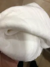 Kangobaby-Manta de fondo fotográfico de muselina para bebé, manta de muselina supersuave y transpirable, color blanco liso