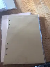 Hojas sueltas de recambio para cuaderno, accesorio de papelería con índice para archivador, para negocios y planes semanales o mensuales, A5 A6, 45 uds.