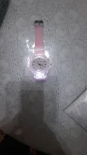 UTHAI-Reloj de pulsera CQ82 para niños y niñas, cronógrafo luminoso con correa de silicona y dibujos animados