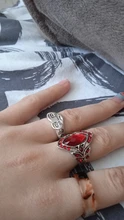 Anillo abierto con cara llorona para mujer, sortija ajustable de Color plateado antiguo, diseño geométrico, con caras y lágrimas
