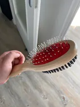 Cepillo de aseo para mascotas de doble cara, cepillo suave de cerdas de pelo de perro y gato, peine R9JC