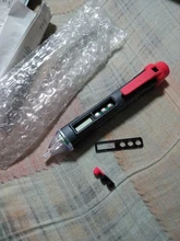 Detector de voltaje VC1010, bolígrafo de contacto Analizador de CA inteligente, bolígrafo eléctrico, Sensor LED, probador de corriente de voltios