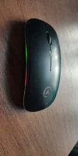 Ratón inalámbrico de 2,4 GHz ratón de ordenador jugador PC silenciosa Mause recargable ergonómico ratones LED mudo ratón de juegos para PC portátil