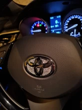 Pegatinas de diamante para decoración del volante del coche, 1 Uds., tamaño Internacional, piezas de modificación