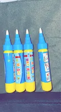 Magia rotulador de agua dibujo juguete pluma chico pintura agua estera de escritura pluma bolígrafos para hacer garabatos herramienta de reemplazo de juguete de la educación para chico s