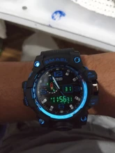 Marca SMAEL de los hombres de moda impermeable cronómetro reloj de cuarzo analógico de deporte para hombre relojes casuales reloj Digital hombre Relogio Masculino