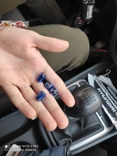 4 Uds de aluminio Auto vástago de válvula de neumático tapas para Hyundai Elantra acento Tucson Santafe Elantra Genesis Solaris Sonata Azera