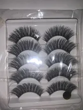 Pestañas postizas hechas a mano 3D, pelo suave de visón, extensión de pestañas postizas, maquillaje largo Natural, 5 pares, suministros de herramientas