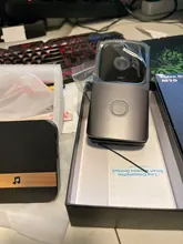 Timbre de puerta inalámbrico para casa inteligente, WIFI, cámara de seguridad, vídeo, intercomunicador 720P HD IR, visión nocturna para apartamentos