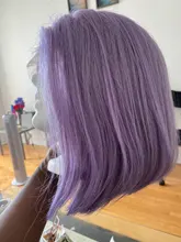 Fashion-Peluca de cabello humano con cierre frontal para mujer, pelo Remy Color rubio, Morado, rosa, prearrancado, barata, parte Bob corto, 180% T