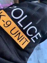 Traje de policía para Cosplay de perros y gatos, chaleco elástico negro, camiseta de cachorro, accesorios, ropa, disfraces