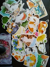 Tarjeta de gato pintado a mano, Gato pintado a mano, estilo grafiti, Linda en forma de Animal