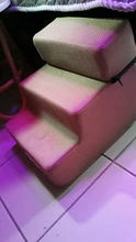 Escalera antideslizante extraíble de 3 escalones para perros y gatos pequeños, escalera de cama desmontable de 35x30x30cm