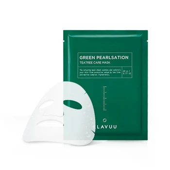 Klavuu green pearlsation tea tree care mask. Relaxing mask with green tea
Klavuu green pearlsation tea tree care mask. Relaxing mask with green tea