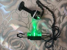 Colgador de alarma de mordedura de Pesca de carpa de hierro, Indicador luminoso LED, accesorios de herramientas de pesca duraderos