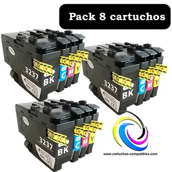 Brother Pack 12 LC-3237, LC3237 COMPATIBLE with HL-J6000DW, HL-J6100DW, MFC-J5945DW, MFC-J6945DW, MFC-J6947DW
Brother Pack 12 LC-3237, LC3237 COMPATIBLE with HL-J6000DW, HL-J6100DW, MFC-J5945DW, MFC-J6945DW, MFC-J6947DW