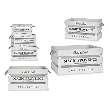 Box White Wood Wood (3 Pieces) (30 x 20 x 40 cm)
Box White Wood Wood (3 Pieces) (30 x 20 x 40 cm)