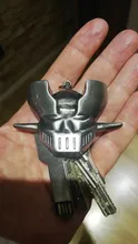 Japón Hot Anime Mazinger Z diablo Z llavero de recuerdo de los hombres armadura teclado Universal llavero anillo accesorios de coche Chaveiros