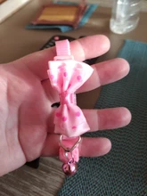 SUPREPET escapada Gato perro Collar con lazo Nudo de mariposa Collar de gato con Bell Collar ajustable para mascotas para perro suministros para mascotas gatos