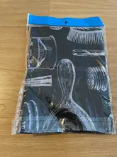 Capa de corte de pelo de salón para adultos, barberos de peluquería, capa de corte de pelo, bata, cubierta de tela impermeable, conveniente, accesorios de cuidado de estilismo