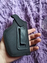 Funda de nailon suave y cómoda, funda de nailon con Clip de Metal, táctica, tipo de mano derecha, Revolver Glock Colt
