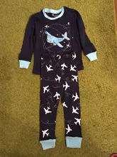 Conjunto de pijamas para niños y niñas, ropa de casa con dibujos animados, motocicleta, de manga larga, traje de dormir para bebé, regalos de día