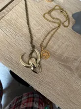 Collar de thor 2 the dark world para hombre y mujer, colgante de casco Loki, joyería de oro antigua vintage para hombres y mujeres, venta al por mayor