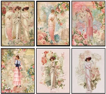 Victorian Pink Lady - Counted Cross Stitch Kits - DMC Color DIY Handmade Needlework for Embroidery 14 ct Cross Stitch Sets
Victorian Pink Lady - Counted Cross Stitch Kits - DMC Color DIY Handmade Needlework for Embroidery 14 ct Cross Stitch Sets