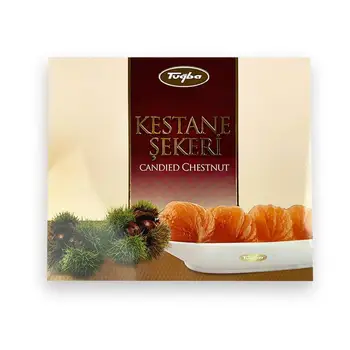 Candıed Chestnut Unique, Delicious, Traditional Turkish Dessert. Ready package to you from Turkey. Healthy. 180 Gr
Candıed Chestnut Unique, Delicious, Traditional Turkish Dessert. Ready package to you from Turkey. Healthy. 180 Gr