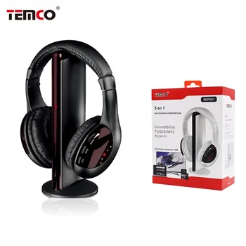 Wireless 5 in 1 black headset for mobile and computer and play video games
Wireless 5 in 1 black headset for mobile and computer and play video games