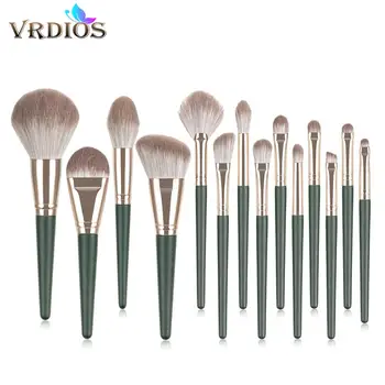VRDIOS Eye Makeup Brushes Powder Brush 14Pcs Makeup Brushes set Professional Foundation Blending Eyebrow Brush Cosmetic Tool Kit
VRDIOS Eye Makeup Brushes Powder Brush 14Pcs Makeup Brushes set Professional Foundation Blending Eyebrow Brush Cosmetic Tool Kit